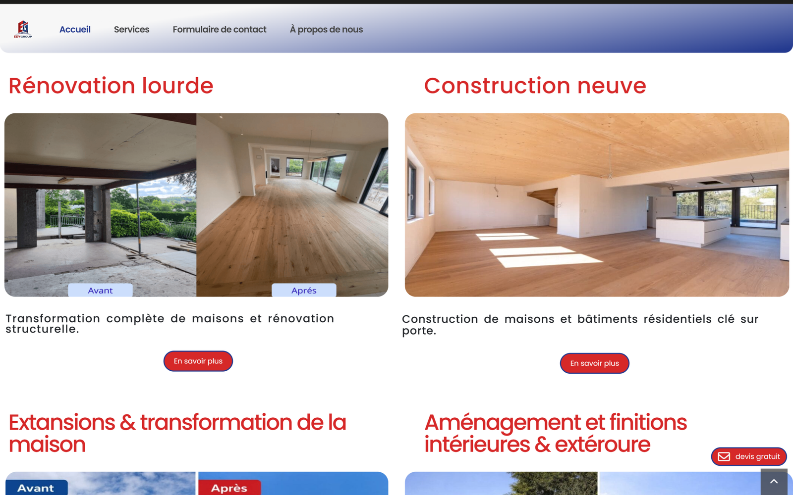 Avant — Services EDY Group