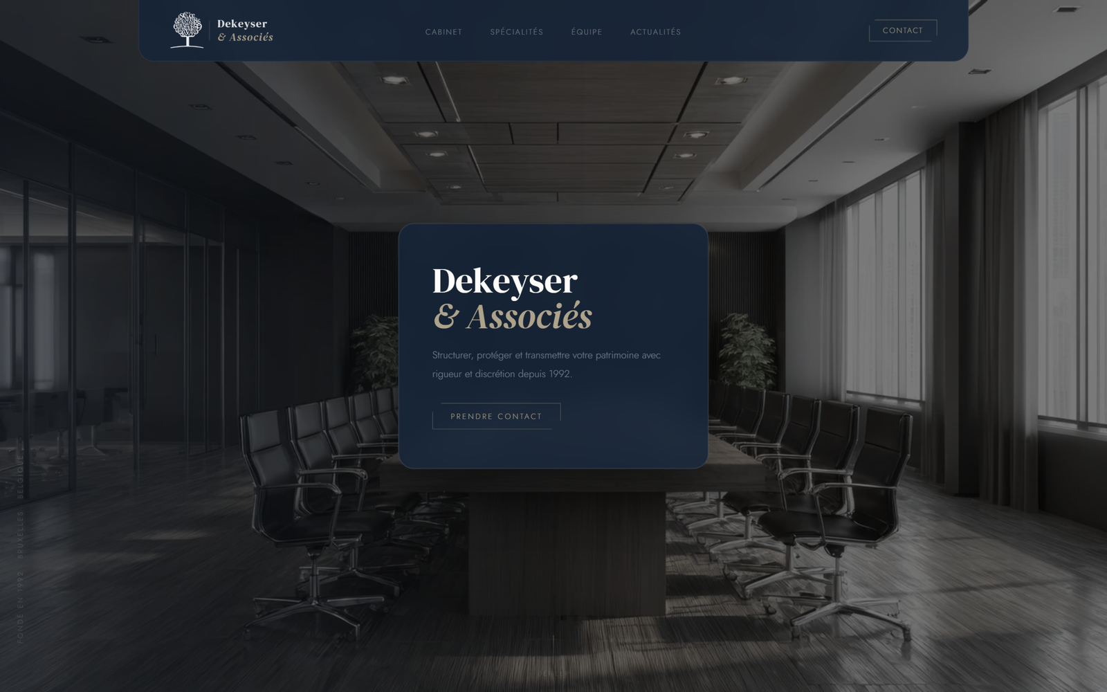 Dekeyser & Associés — Cabinet fiscal patrimonial Bruxelles