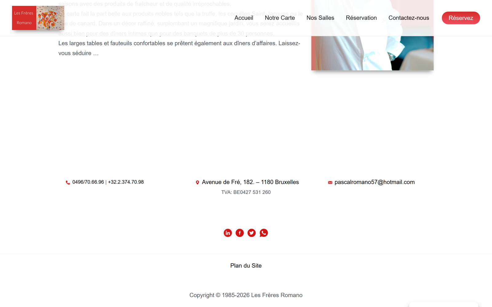 Avant —Bas de page Les Frères Romano