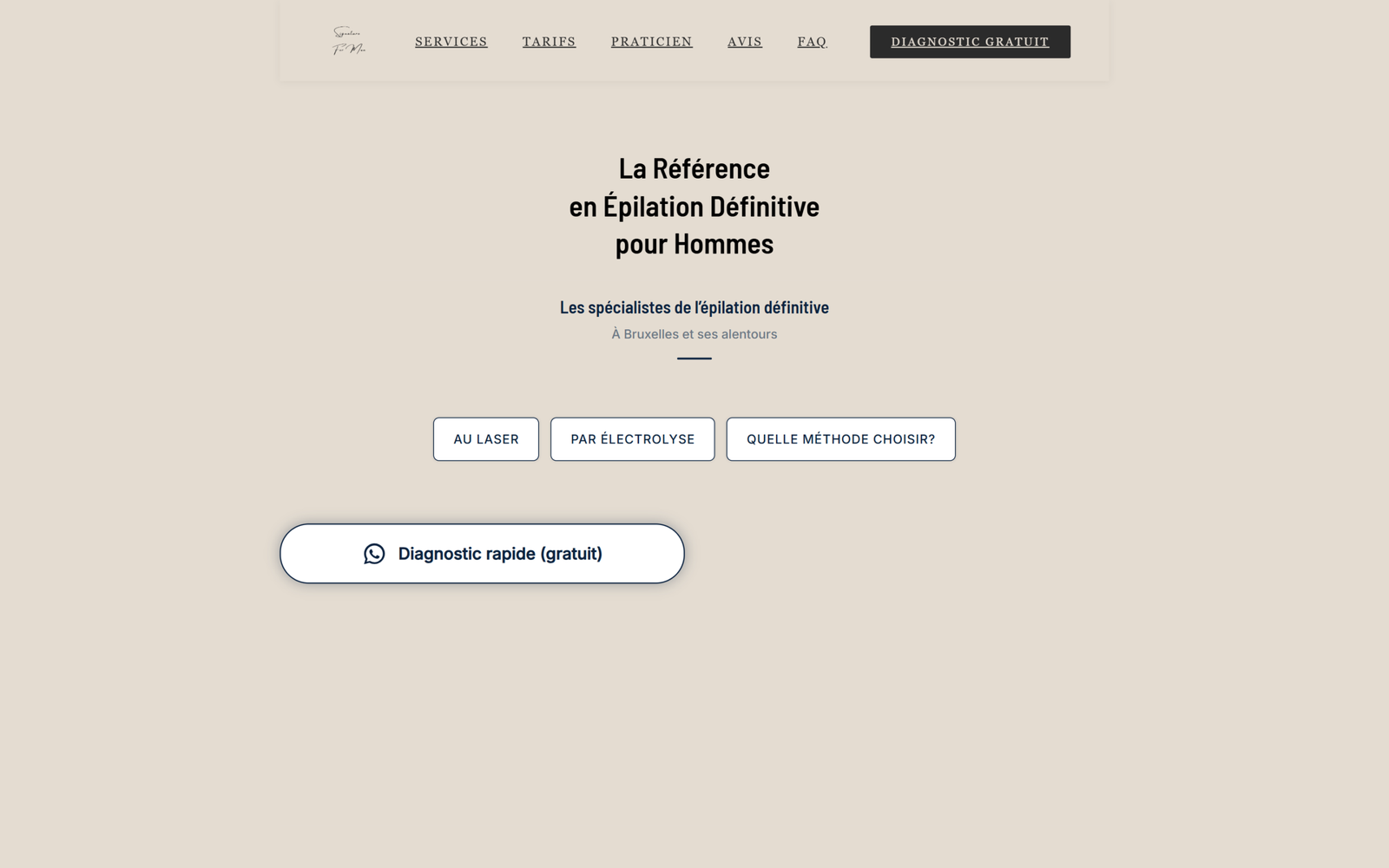 Avant — Page for-men sur signatureby.be