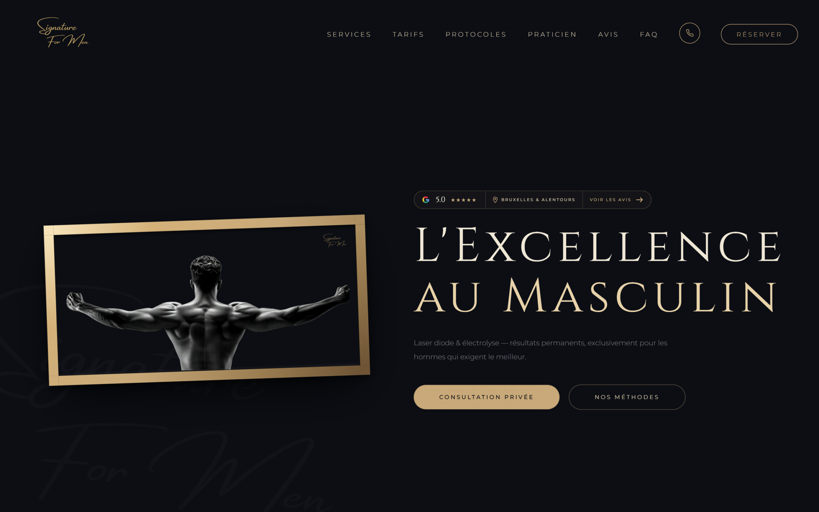 Signature For Men — Épilation définitive laser Bruxelles